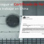 certificado de penales para trabajar en China