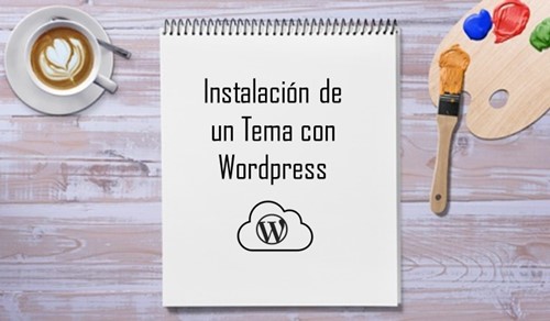 instalación de un Tema con Wordpress